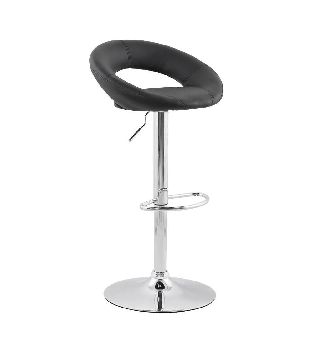 Tabouret de Bar Design ATLANTIS noir