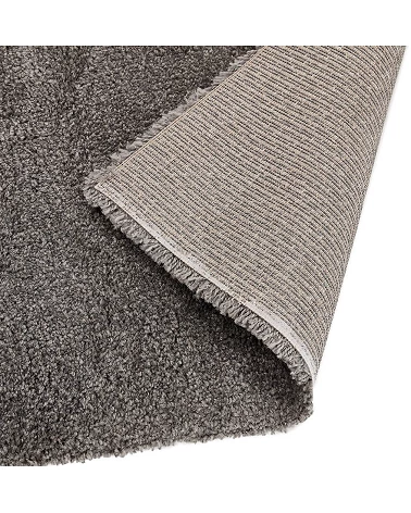 Tapis POAL 120 - 170 Polypropylene gris fonce