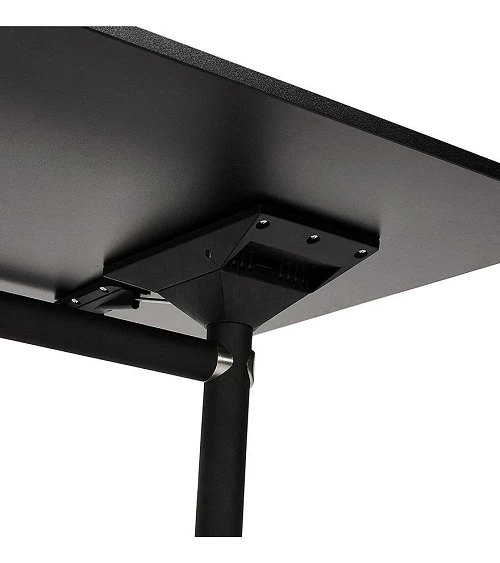 Bureau design avec tablette pliable Helpe noir detail