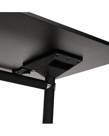 Bureau design avec tablette pliable Helpe noir detail