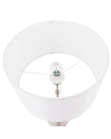 Lampe de table 'TIGUA' métal Blanche