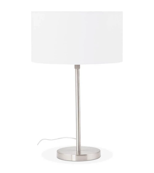 Lampe de table 'TIGUA' métal Blanche