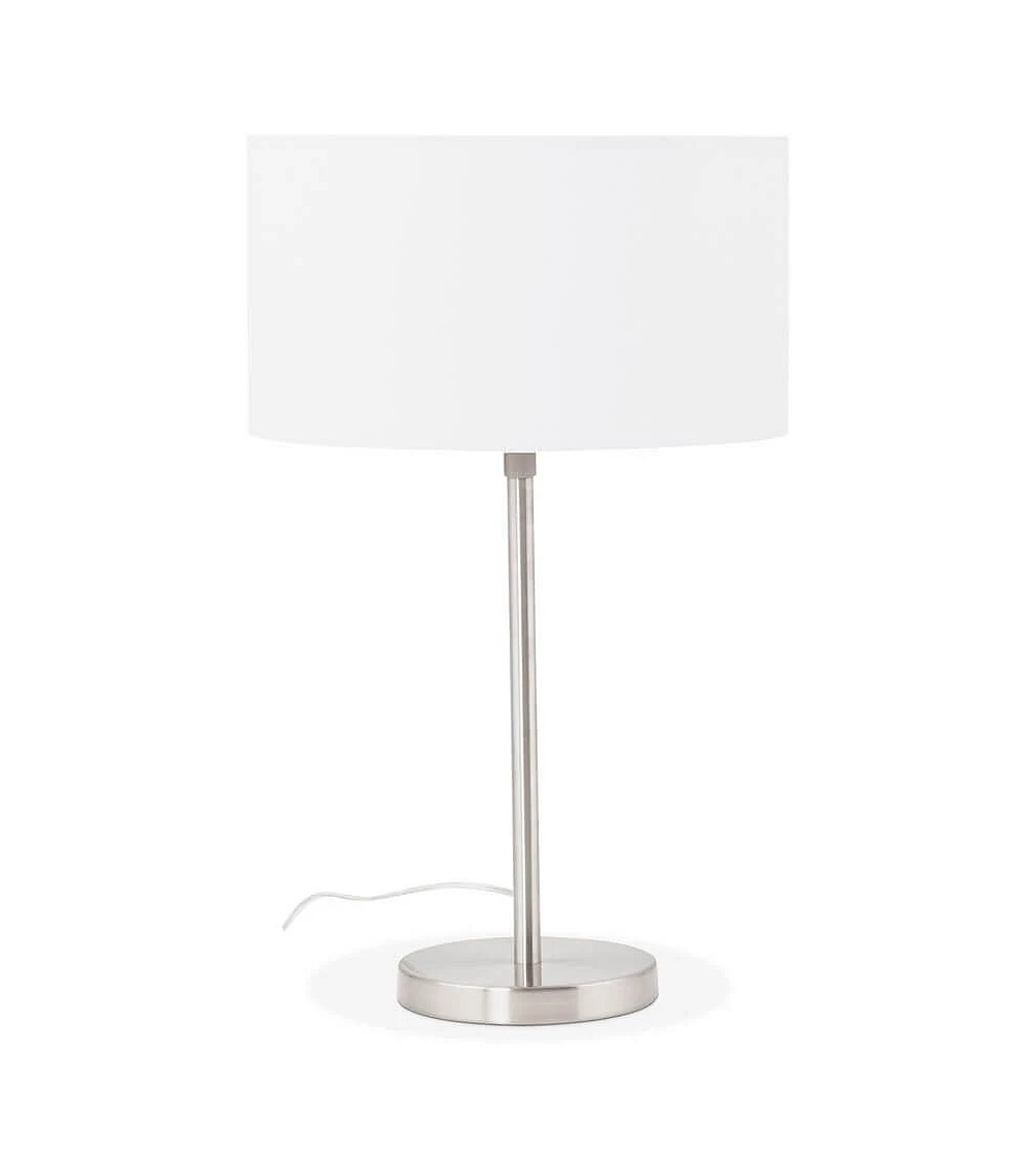 Lampe de table 'TIGUA' métal Blanche