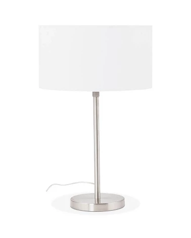 Lampe de table 'TIGUA' métal Blanche