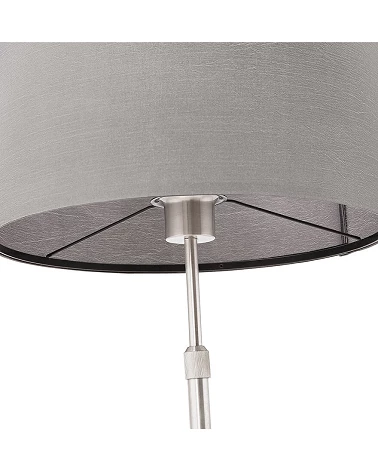 Lampe de table 'TIGUA' métal Grise