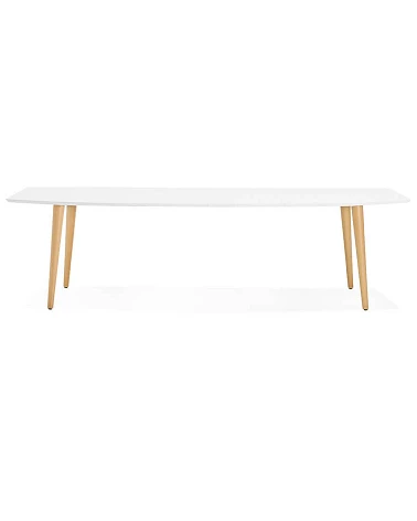 Table scandinave extensible 'PRODA' bois blanc