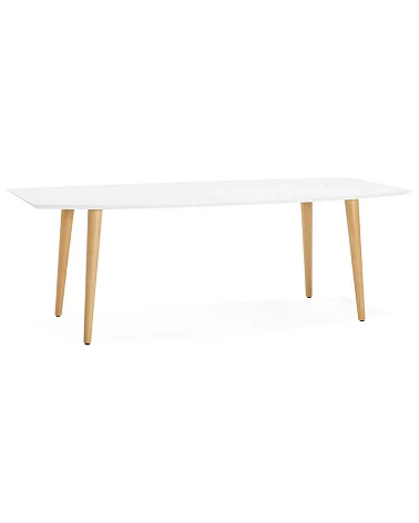 Table scandinave extensible 'PRODA' bois blanc