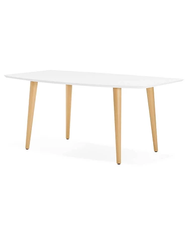 Table scandinave extensible 'PRODA' bois blanc