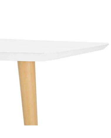 Table scandinave extensible 'PRODA' bois blanc