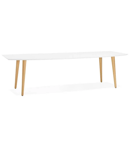 Table scandinave extensible 'PRODA' bois blanc