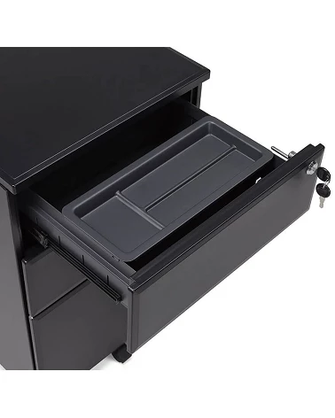 Caisson de bureau ' PROOFFICE' metal Noir