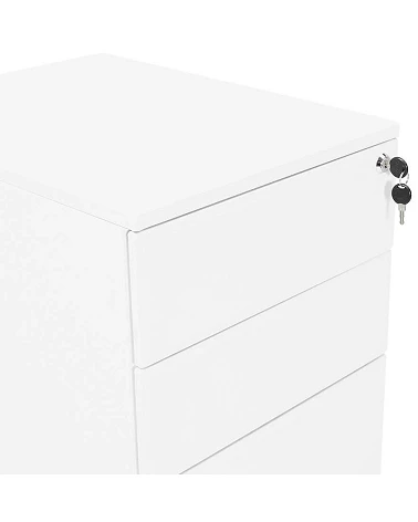 Caisson de bureau ' PROOFFICE' metal Blanc