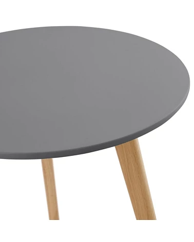 Table gigogne design espino bois Gris Foncé