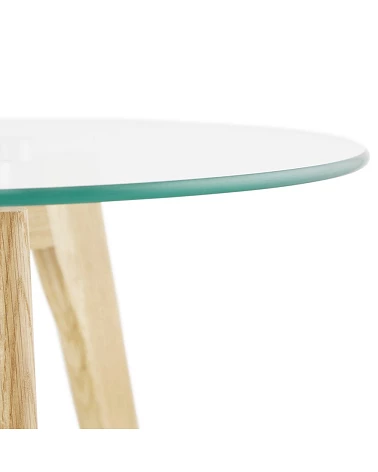 Table gigogne design Iggy bois Chêne Clair