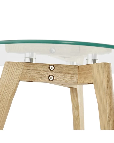 Table gigogne design Iggy bois Chêne Clair