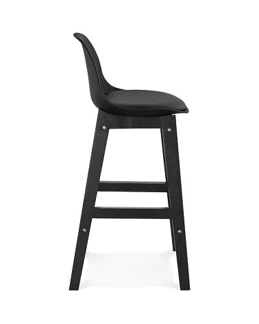 Tabouret de bar design Turel mini Noir