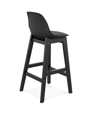 Tabouret de bar design Turel mini Noir