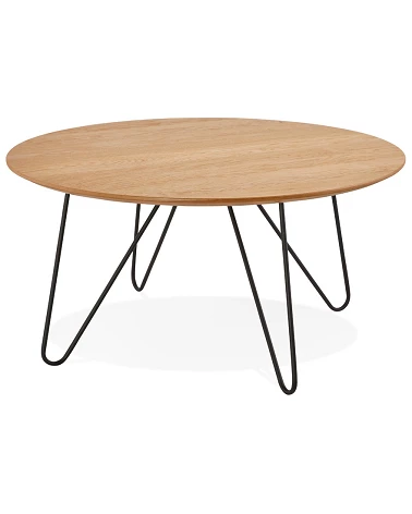 Table basse ronde Runda bois clair