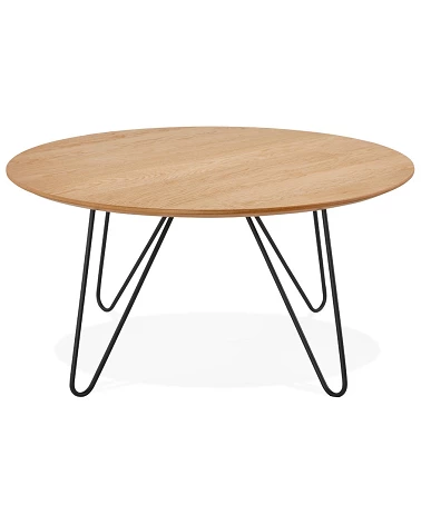 Table basse ronde Runda bois clair