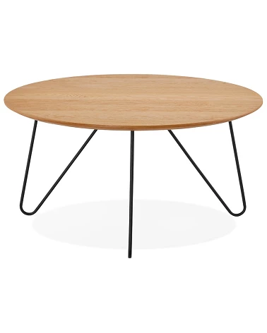 Table basse ronde Runda bois clair