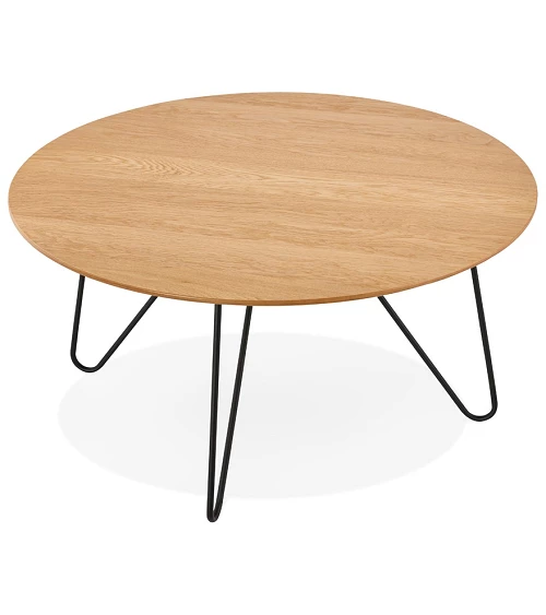 Table basse ronde Runda bois clair