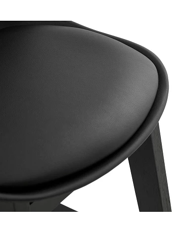 Tabouret de bar design Turel mini Noir