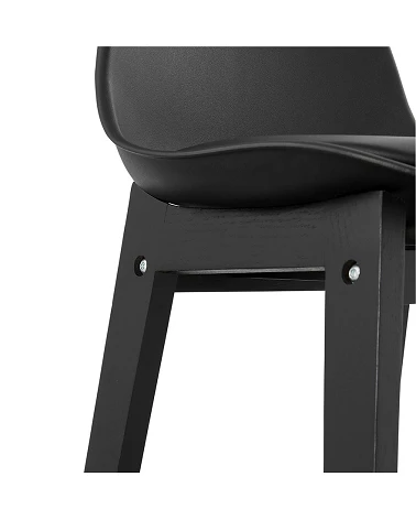 Tabouret de bar design Turel mini Noir