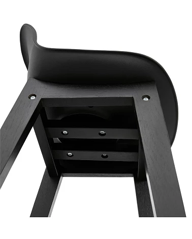 Tabouret de bar design Turel mini Noir