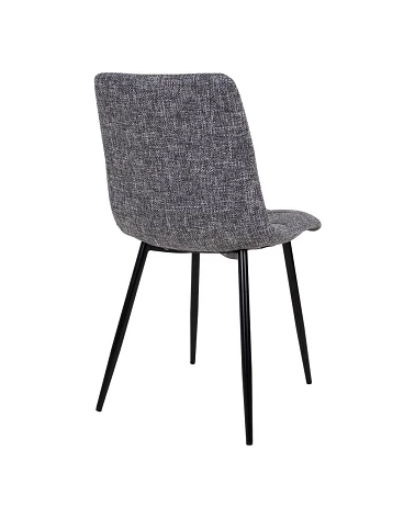 Chaise scandinave Middelfart Tissu Gris Chiné dos