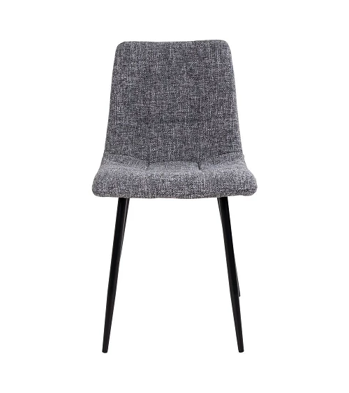 Chaise scandinave Middelfart Tissu Gris Chiné face