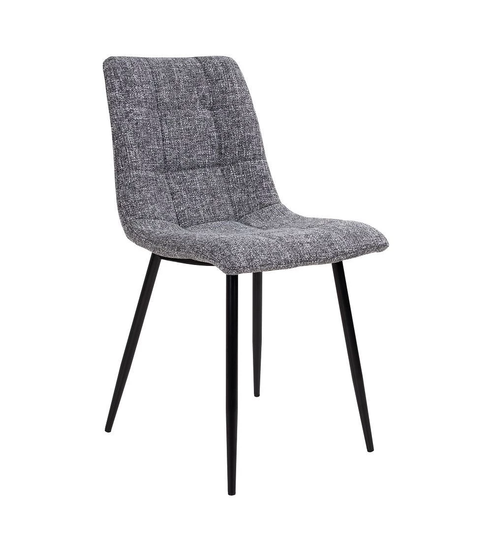 Chaise scandinave Middelfart Tissu Gris Chiné