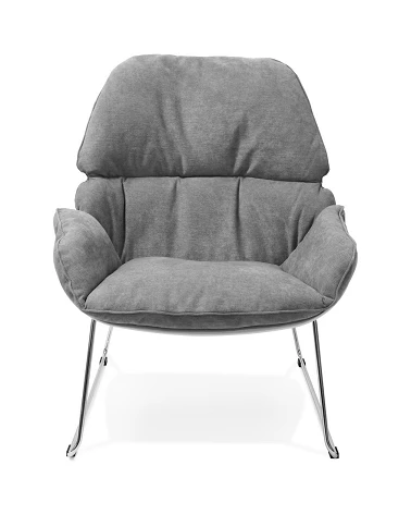 Fauteuil design Sella tissu Gris